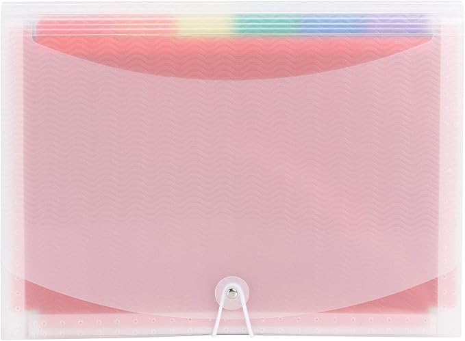 Smead Desktop Poly Expanding File Folder Organizer, Accordion File, Paper - Image 2