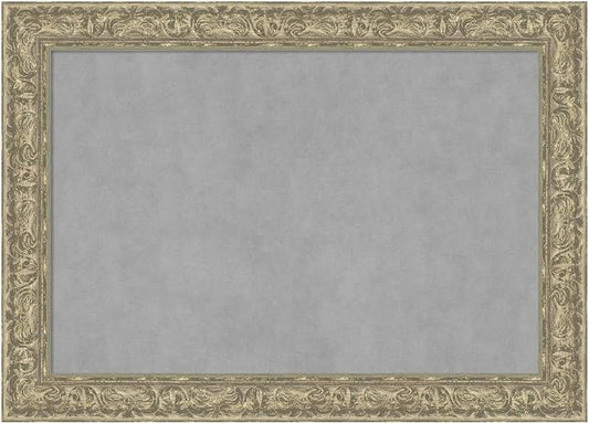 Amanti Art Silver Framed Magnetic Board 31x43 Large Vision Board by AmantiArt