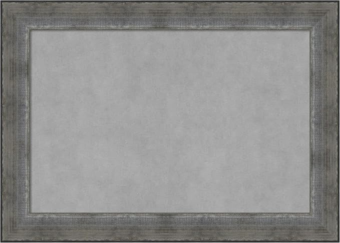 Amanti Art Silver Framed Magnetic Board 20x28 Medium Vision Board by AmantiArt