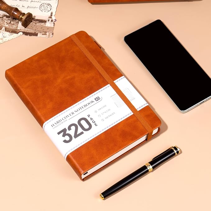 CAGIE Journal Notebook for Men Women- Brown Journaling Notebooks Journals - Image 8