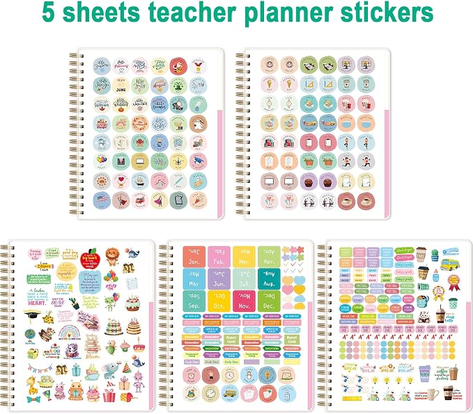 Ceiba Tree Undated Teacher Planner Lesson Planner and Record Book 8.5x11 inch - Image 7