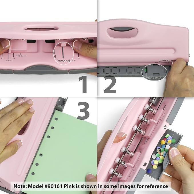 Officemate Adjustable 6-Hole Punch - Image 7