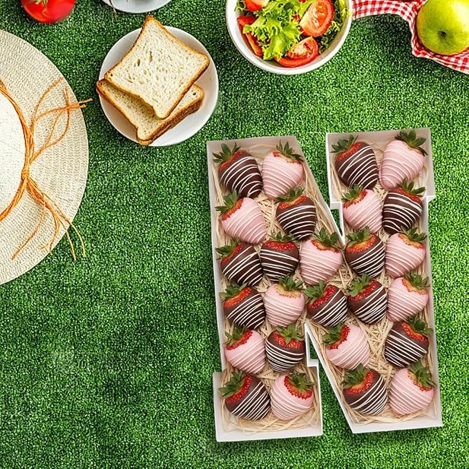 Plastic Fillable Letter Charcuterie Box, 10in Reusable Alphabet Shaped Tray - Image 5