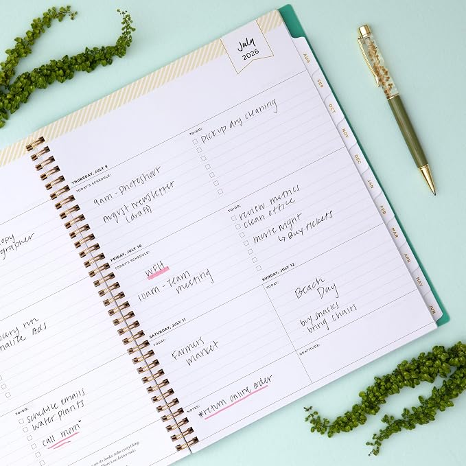 Blue Sky Day Designer 2026-2027 Weekly and Monthly Academic Year Planner - Image 2