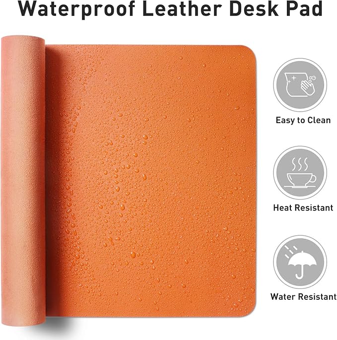 Aothia Faux Leather Desk Mat - Image 7