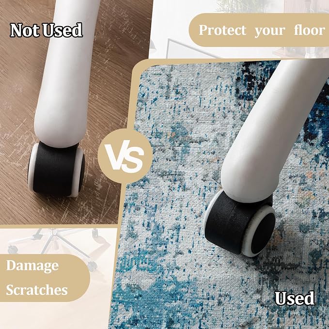 Office Chair Mat for Hardwood Floor, Machine Wash - Image 3