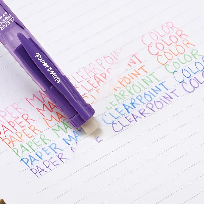 Paper Mate Clearpoint Mechanical Pencils, 0.7mm Color Lead, Refillable - Image 9