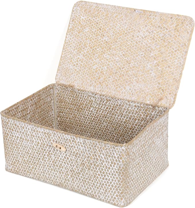 FEIALNDUO Wicker Shelf Baskets by FEILANDUO