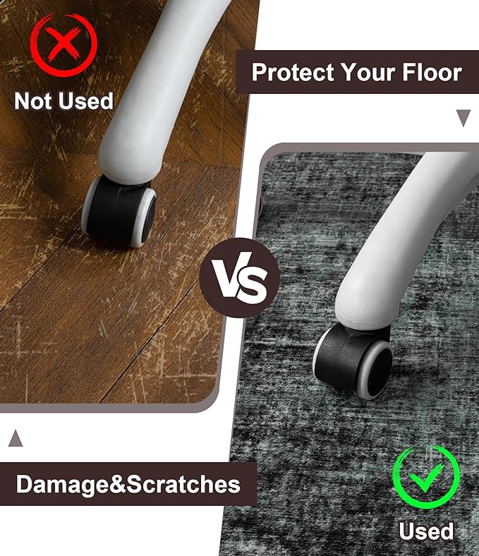 chakme Office Chair Mat for Hardwood Floor, Machine Wash - Image 4