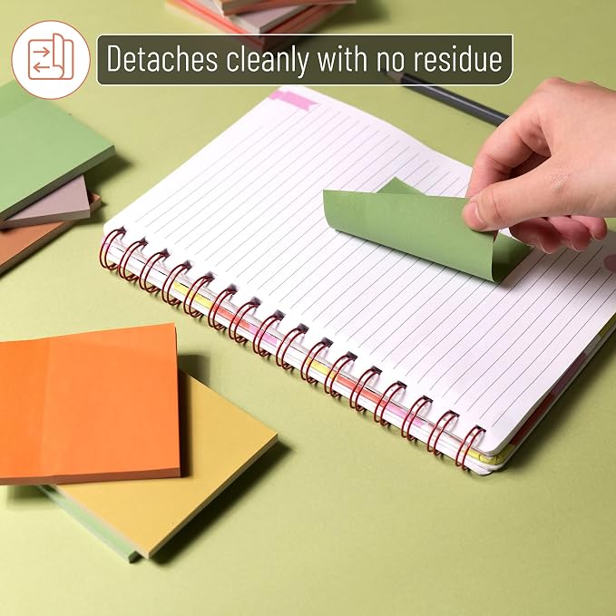 Mr. Pen- Sticky Notes, 12 Pads, 600 Sheets, Colorful | Sticky Notes Bulk - Image 5