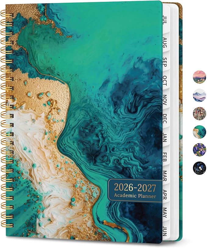 Planner 2026-2027, Monthly and Weekly Academic Planner July 2026 by Zotia