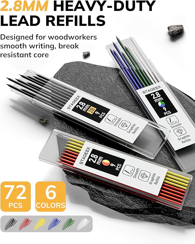 STAGEEK 4 Pack Carpenter Pencils - Image 6