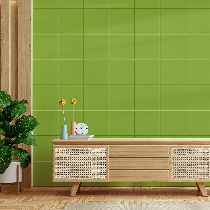 MaxGear Felt Bulletin Board 36" x 24", Forest Green Felt Wall Tile Push Pin | - Image 7