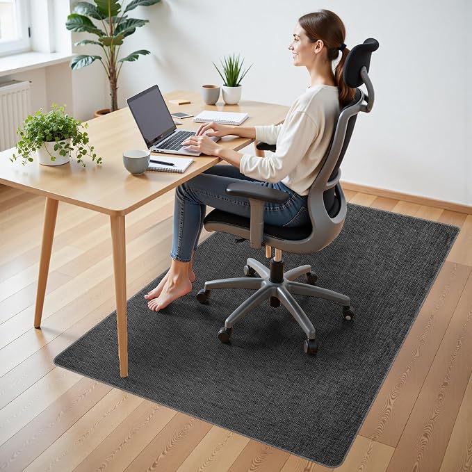 Wansimoo Office Chair Mat for Hardwood and Tile Floor, Heavy Duty Computer - Image 7
