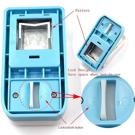1 inch Square Punch Craft Lever Punch Handmade Paper Punch - Image 6
