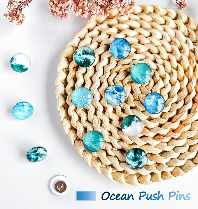 Ocean Decorative Push Pins, Thumb Tacks - Image 3
