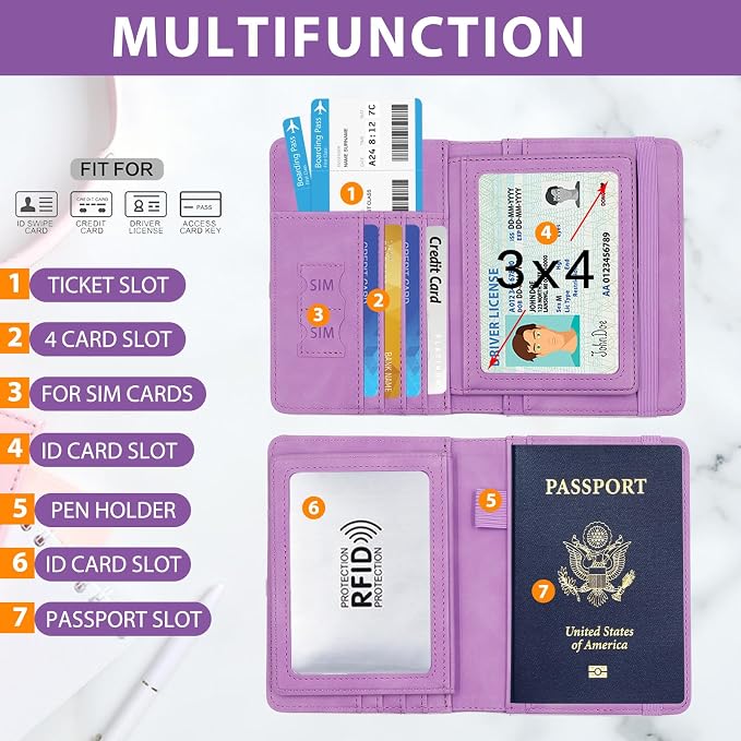 Melsbrinna RFID Passport Holder - Image 3