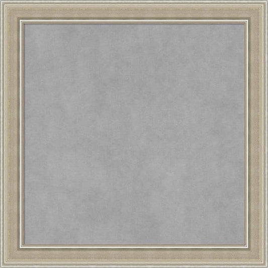 Amanti Art Silver Framed Magnetic Board 24x24 Medium Vision Board by AmantiArt