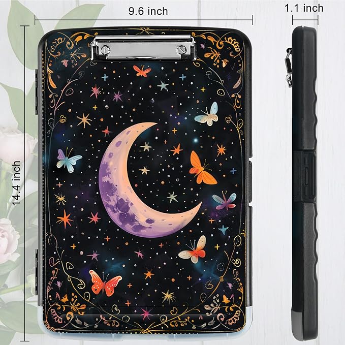 A4 Clipboard with Storage Pen Holder, Clipboards Organizer Nursing Clipboard - Image 4
