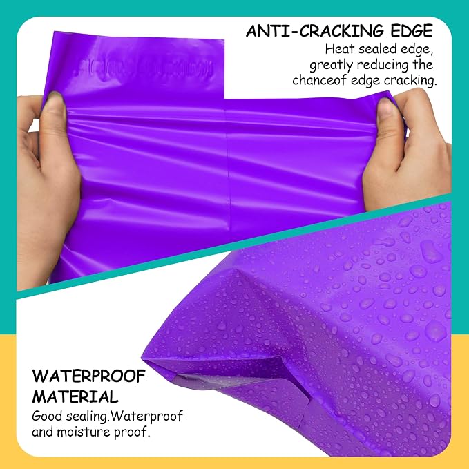Poly Mailers 10x13 inch 100 Pcs, Waterproof and Tear-resistant Shipping Bags - Image 4