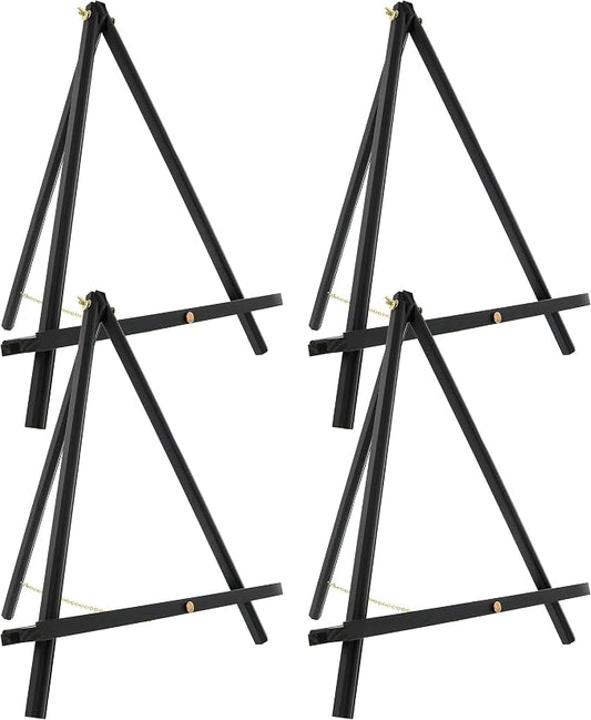 U.S. Art Supply 16" Black Wood Tabletop Easel by USArtSupply