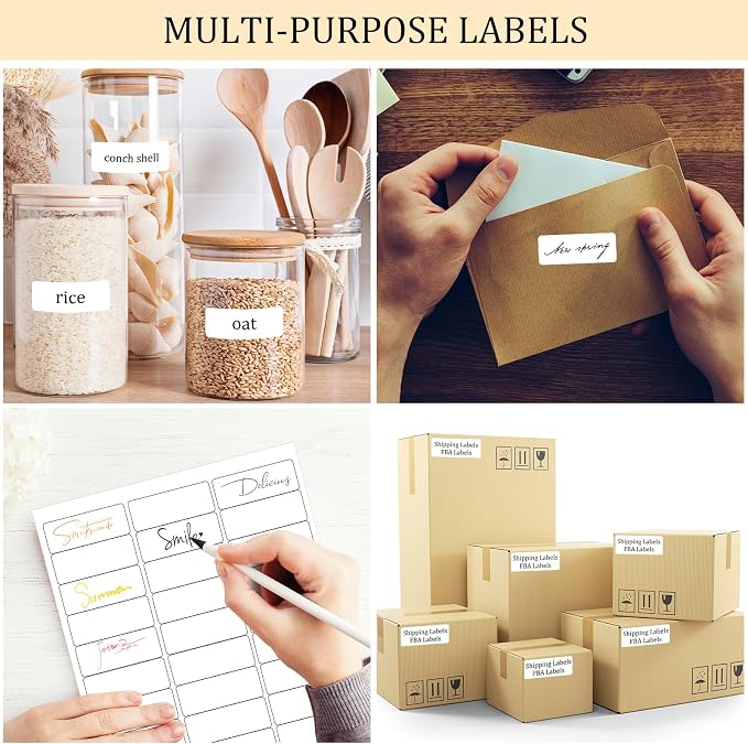 FungLam 1" x 2-5/8" Shipping Address Labels 900 Label Stickers Paper - Image 5