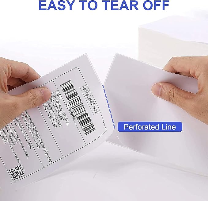 RyhamPaper 4" x 6" Fanfold Direct Thermal Labels - Image 3