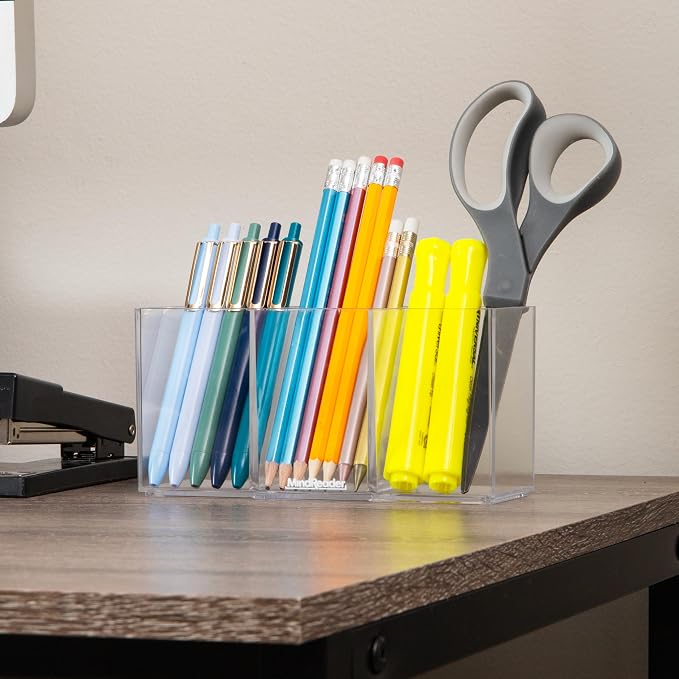 Mind Reader Pen and Accessories Holder, Desktop Organizer, Makeup Organizer - Image 6
