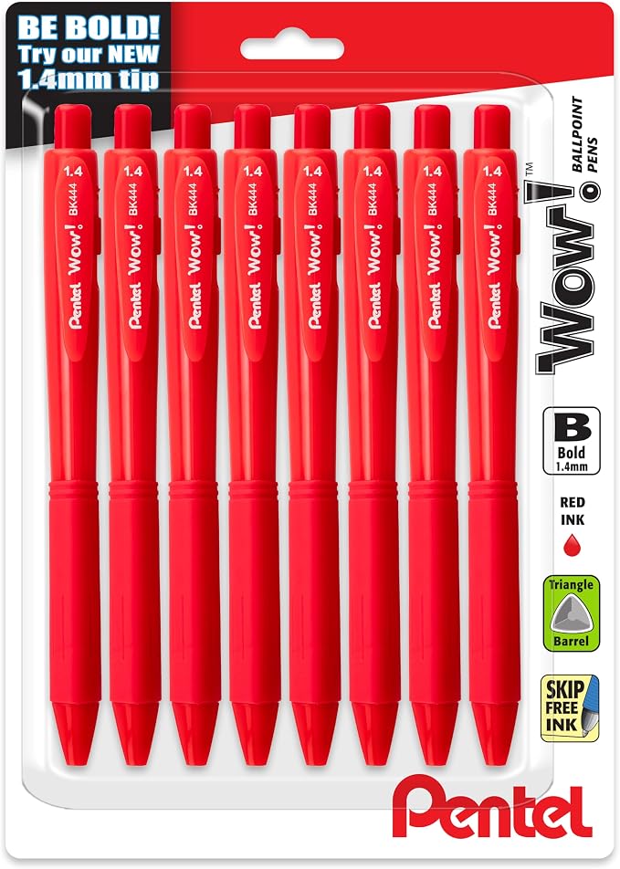 Pentel Wow! Retractable Ballpoint Pen, Bold Line by PentelofAmerica