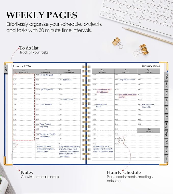 2026 Planner, Weekly and Monthly Calendar Planner from January 2026 - Image 3