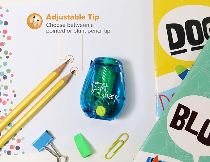 Bostitch Office Twist-n-Sharp Pencil Sharpener, - Image 2