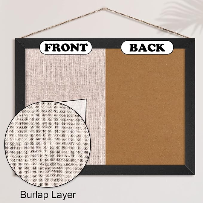 Teling 6 Pack Wood Bulletin Boards - Image 3