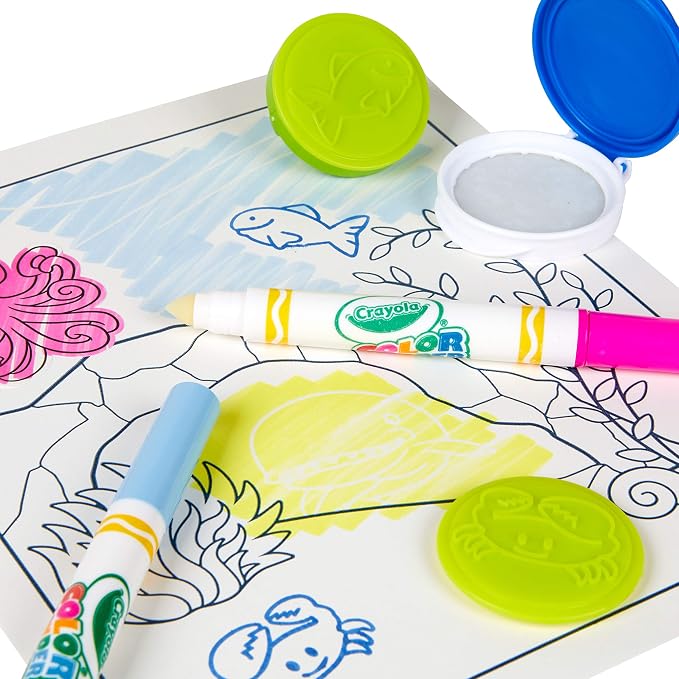Crayola Color Wonder Mess Free Coloring Activity Set, Travel Art Kit, Gift - Image 6