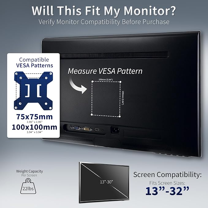 VIVO Freestanding Dual Monitor Stand - Image 5
