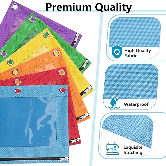 Forvencer 6 Pack Pencil Pouches - Image 3