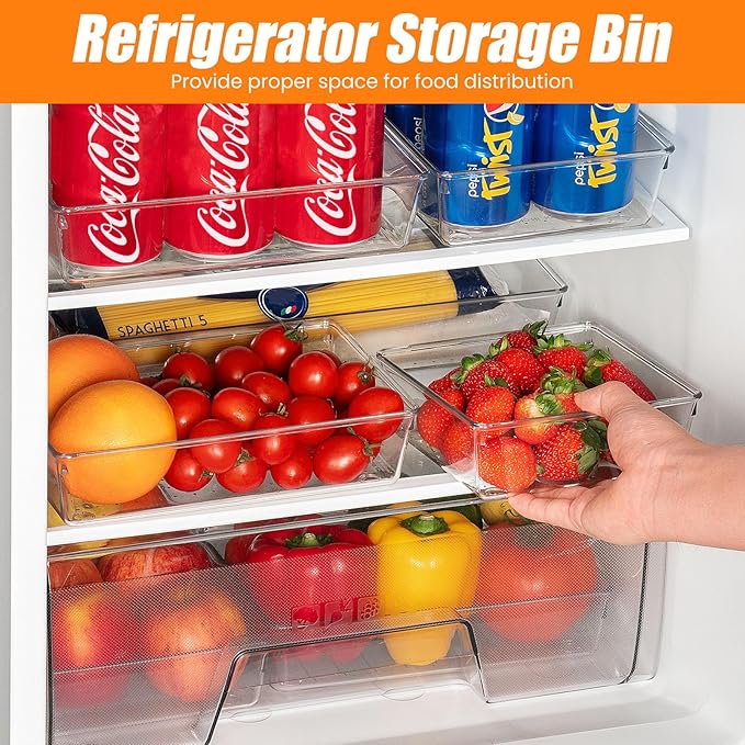 12 Pack Clear Plastic Drawer Organizer Set, Acrylic Non Slip Non Cracking Kitchen Drawer Storage Tray Large Size Divider, Multifunctional Storage for Cosmetics, Bathroom, Tools, Kitchen and Office-DeskLoop Office