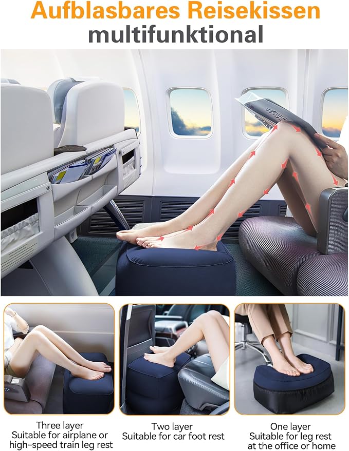 Sunany Inflatable Foot Rest Pillow - Image 2
