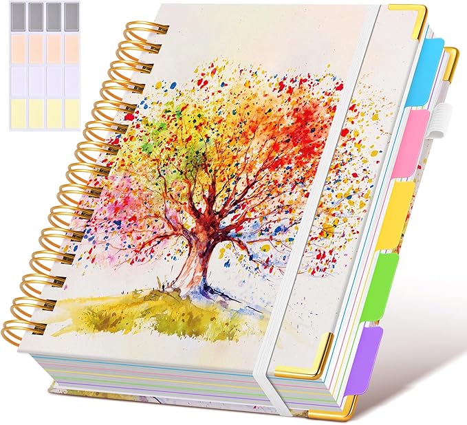 Hardcover Spiral Notebook journal by dilitego
