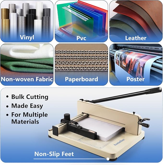 12" Heavy Duty Guillotine Paper Cutter - Image 8