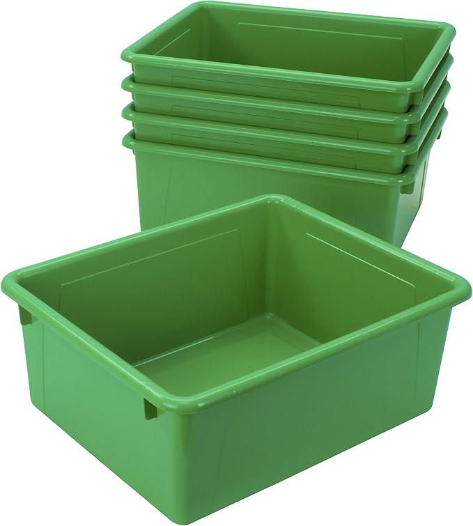 Storex Letter Size Deep Storage Tray – Organizer Bin - Image 3
