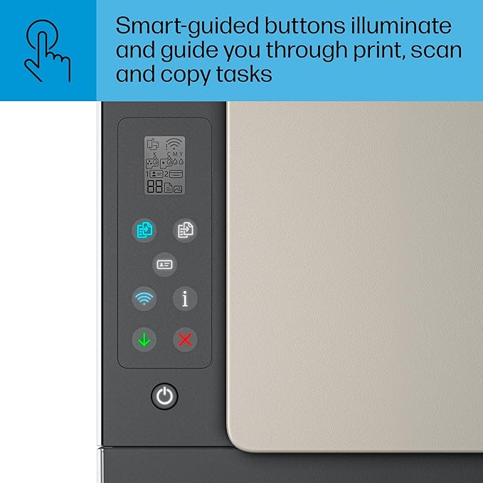 HP Smart Tank 5103 Wireless All-in-One Refillable Ink Tank Printer, Scanner, Copier with 2 Years of Ink and 100 Sheets of Photo Paper Included, Best for Home (5D1B2A)-DeskLoop Office