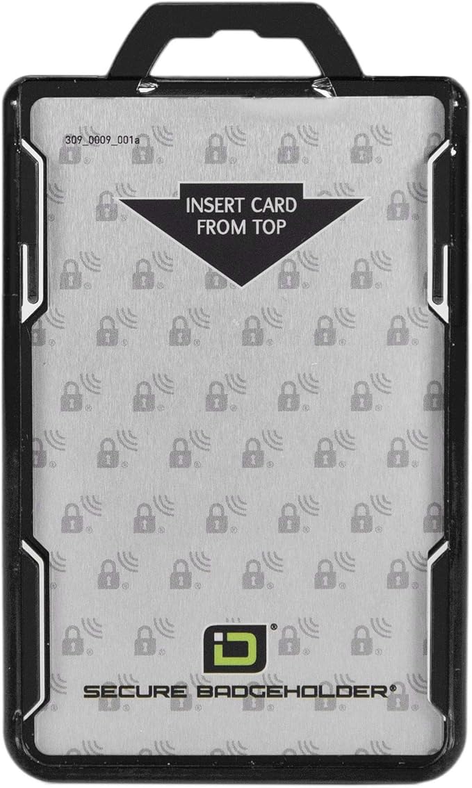 ID Stronghold - RFID Blocking Secure Badge Holder - Duolite 2 Card ID Holder - by IDStronghold