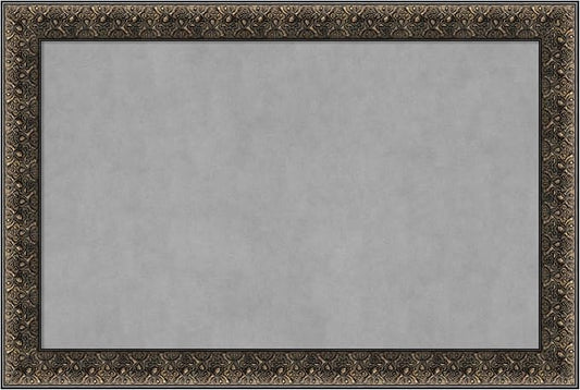 Amanti Art Black Framed Magnetic Board 25x37 Large Vision Board by AmantiArt