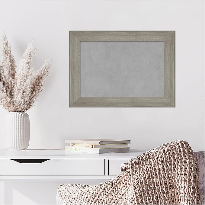 Amanti Art Grey Framed Magnetic Board 16x22 Small Vision Board - Image 7