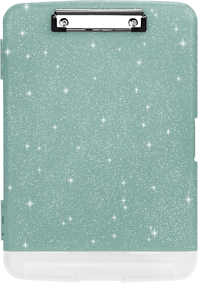 Glitter Clipboard with Storage, Storage Clipboard with Pen Holder, A4 Binder - Image 8