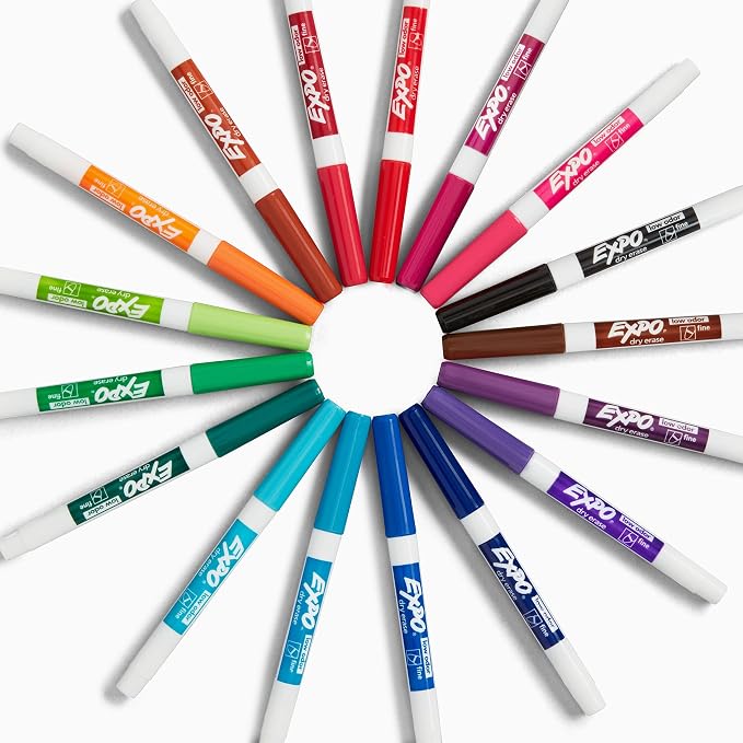 EXPO Dry Erase Markers, Fine Tip - Image 4