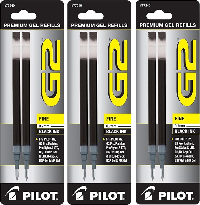 Pilot, G2 Gel Ink Refills, Fine Point 0.7 mm by PilotCorporationofAmerica