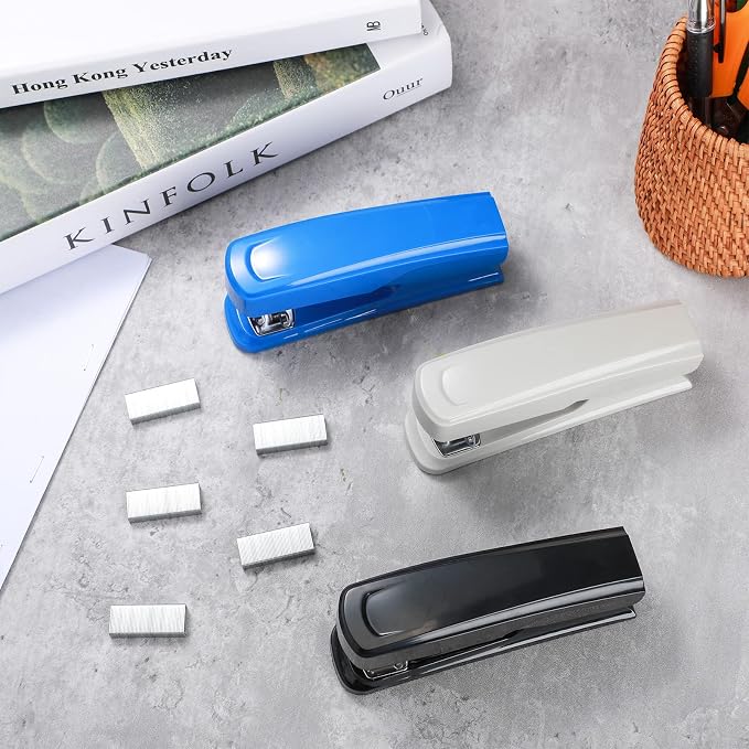 Desktop Stapler School College Office Supplies Portable Durable Staplers - Image 4