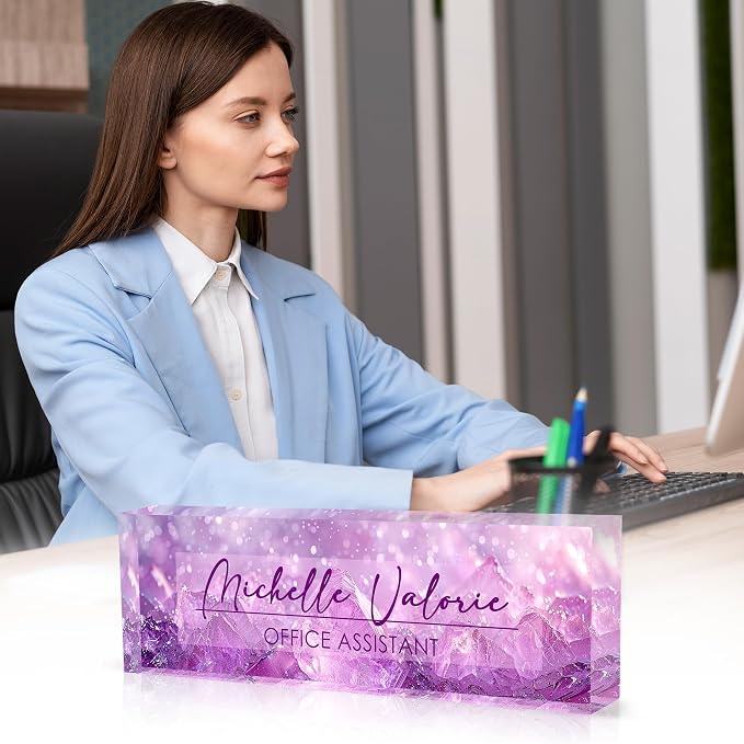 Personalized Office Name Plate, Custom Name Plate - Image 3