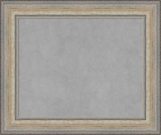 Amanti Art Silver Framed Magnetic Board 21x25 Small Vision Board by AmantiArt